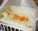 تخت کنار مادر تمام چوب 120×70 - Image 3