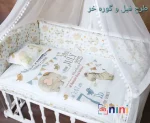 تخت کنار مادر تمام چوب 120×70 - Image 4
