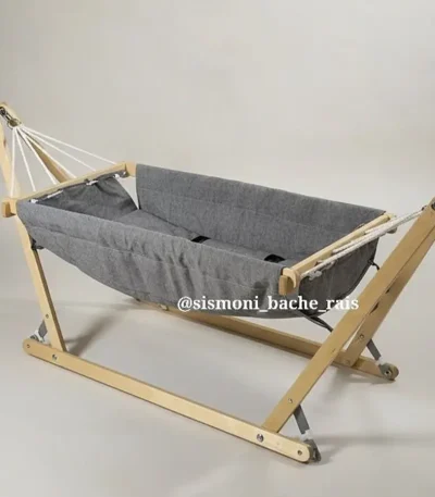 گهواره بانوج چوبی