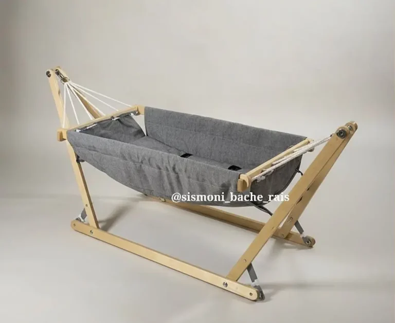 گهواره بانوج چوبی