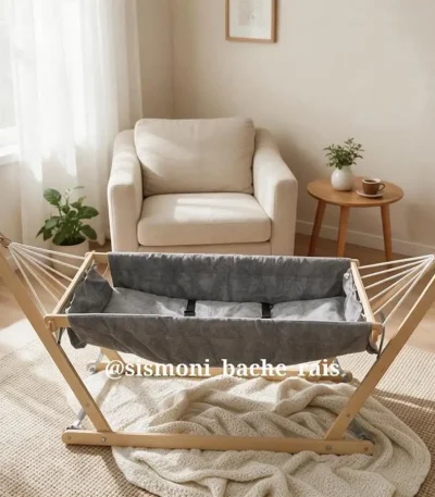 گهواره بانوج چوبی